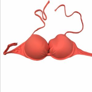 NWOT VENUS WOMANS CORAL SWIM TOP 34D/36C